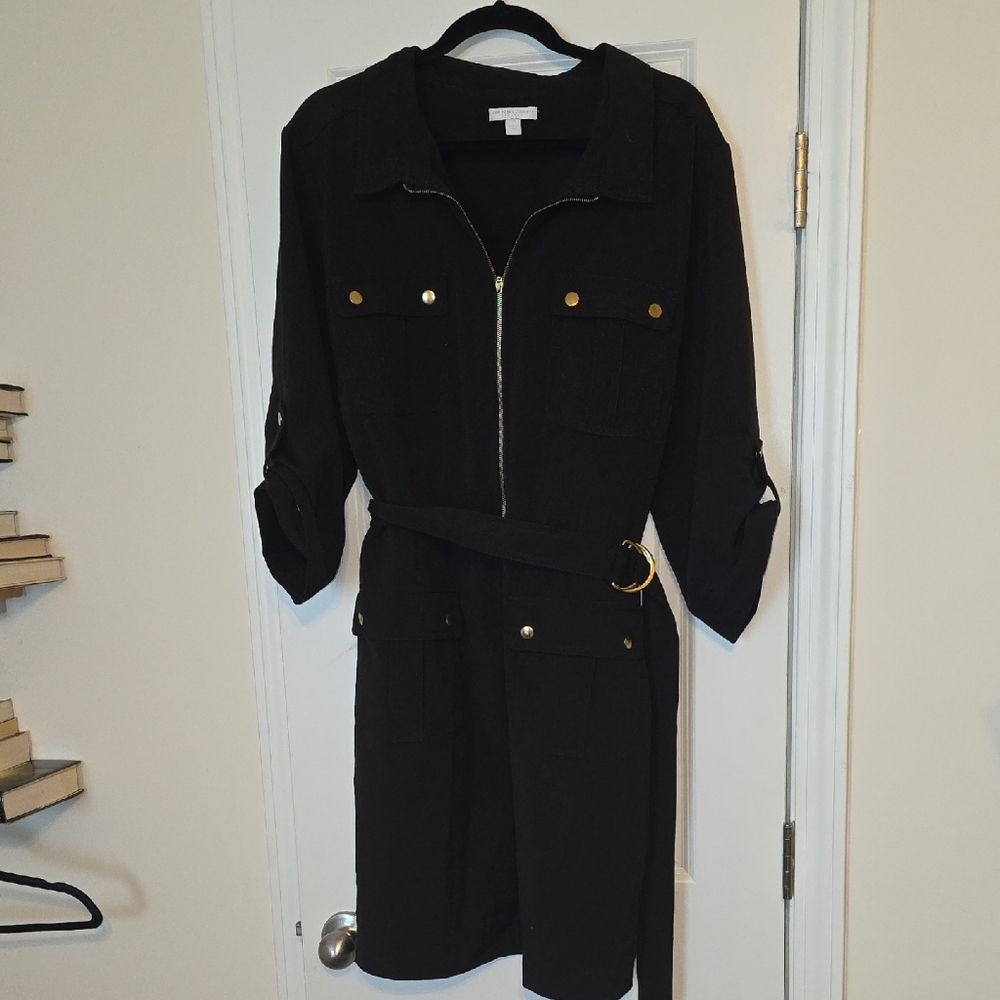 New York & Company Black Stretch Dress